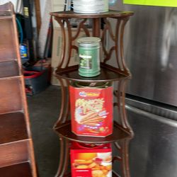 Antique corner shelf