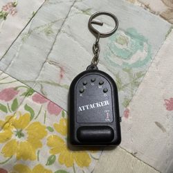 Attacker noisemaker keychain