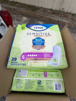 Tena 5 Drop Sensitive Care Pads 117ct