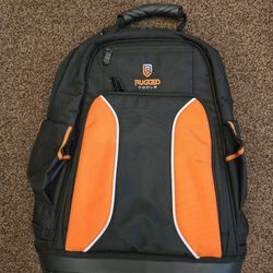 Rugged Tools Pro Tool Backpack with 40 Pockets 