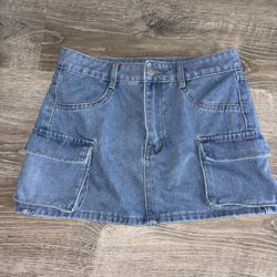 Jean Skirt 