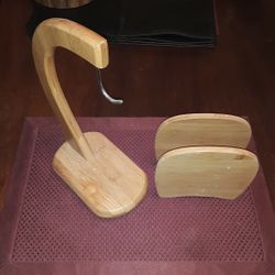 BANANA HANGER & MATCHING NAPKIN HOLDER 