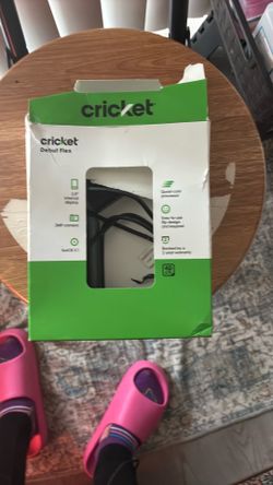 Is a cricket debut flex cell phone? It’s the flip phone. It’s brand new never been used. Sorry the box is a little tour.