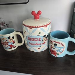 Disney Cookie Jar Set