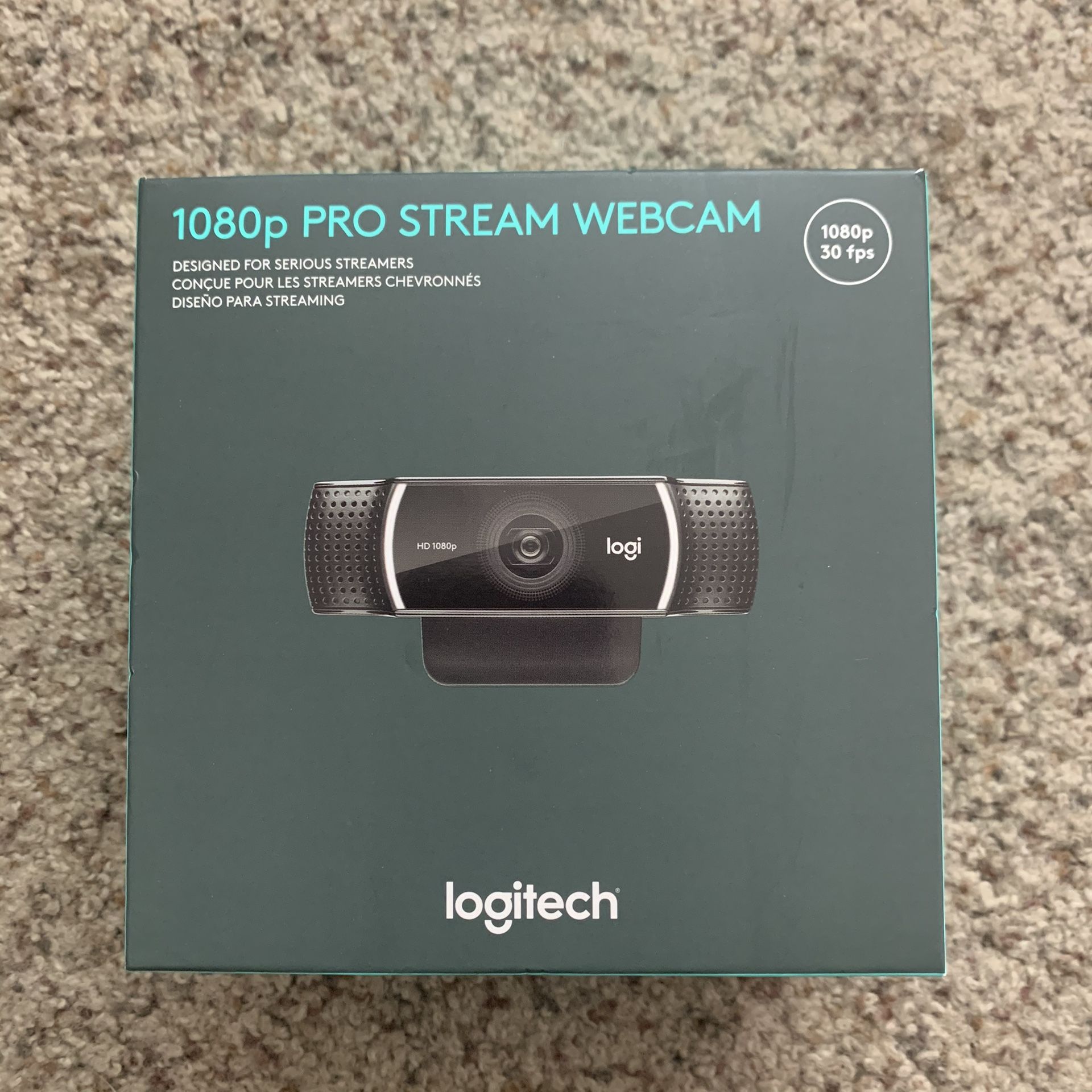 Logitech 1080p Pro Stream Webcam 30 fps