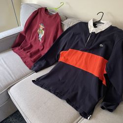 Polo Sweatshirt / Lacoste Rugby Shirt 