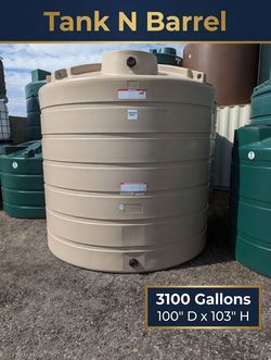 Enduraplas 3100 Gallon Premium Potable Water Tank