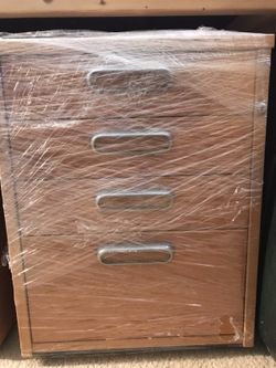 IKEA assembled birch veneer GALANT desk drawer unit