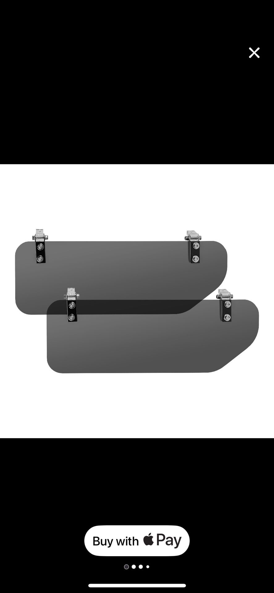 Tinted Sun Visors For Classic/Muscle Car