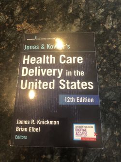 Health Care Delivery in the United States 12th Edition