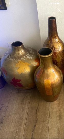 Vases and candle holders
