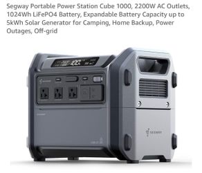 Segway Cube 1000 Portable Power Station – Brand New