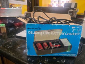 Deluxe home battery charger