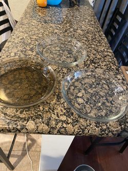 Glass Pie Pans