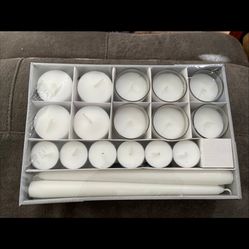 Basic Elements 40 Pc Unscented Candle Set