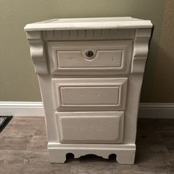 Wood Side Table / Nightstand 