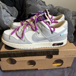 Off-white Dunk Low Lot 28 Size 9.5