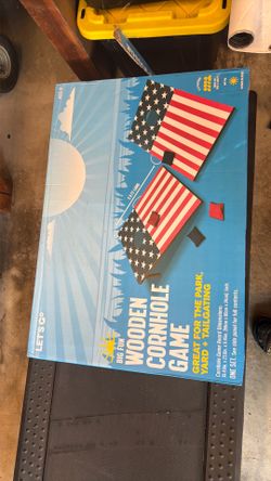 Wooden Cornhole game