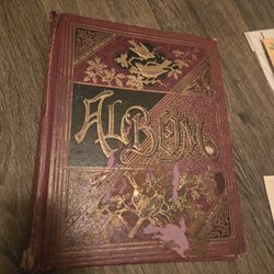 Antique 1940s Picture &  Card Collector's Album