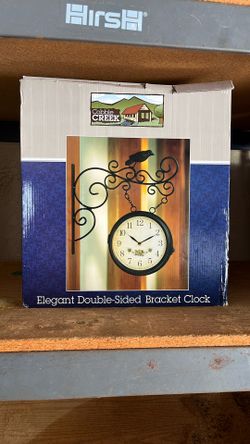 Hanging Double Sided Clock-New