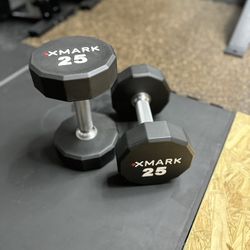 25lb Urethane Dumbbell Set (Brand New) 