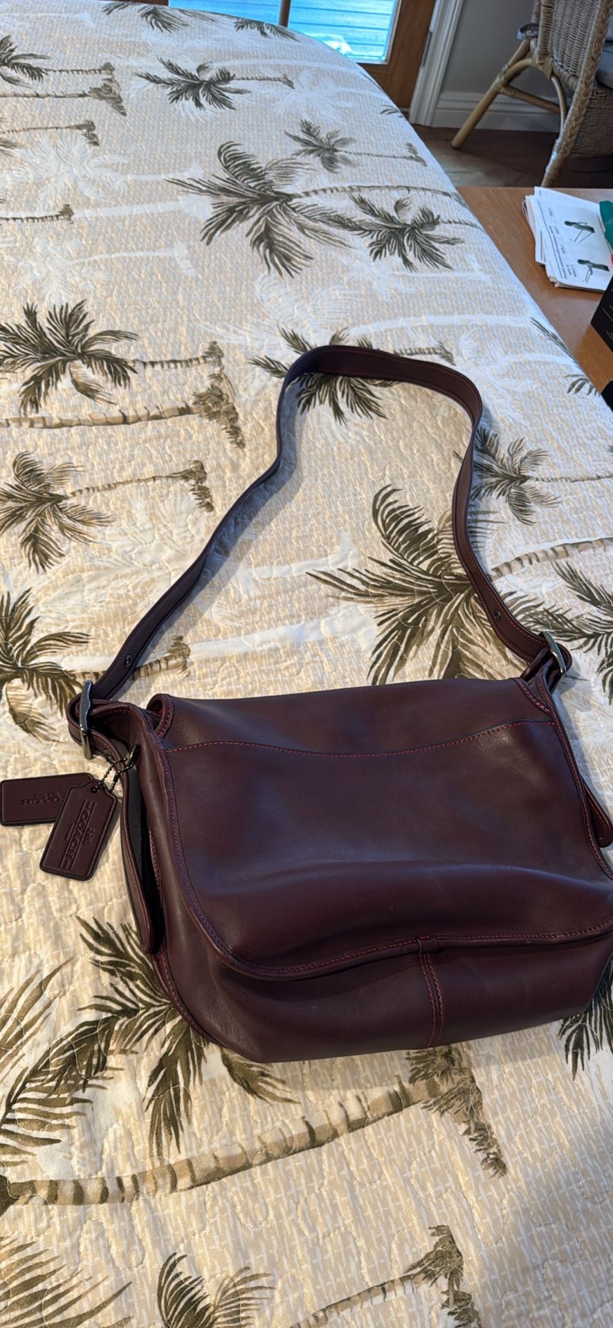 Coach Brown Saddle Bag Rare Limited Edition