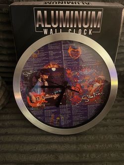 Santana Aluminum Wall Clock