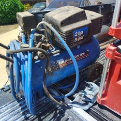 2HP)(8Galllon) Air Compressor Asking 45$
