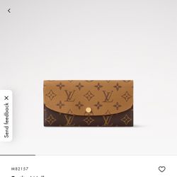 Louis Vuitton - Emilie Wallet - Monogram Two-Tone Reverse 