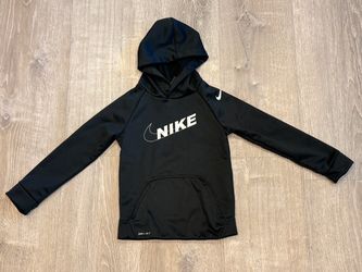 Nike Dri-Fit Kids Pullover Hoodie Black 4T