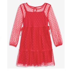 Epic Threads Girls' Long-Sleeve Tulle Dress