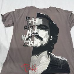 An original Pablo Escobar T-shirt made in Türkiye