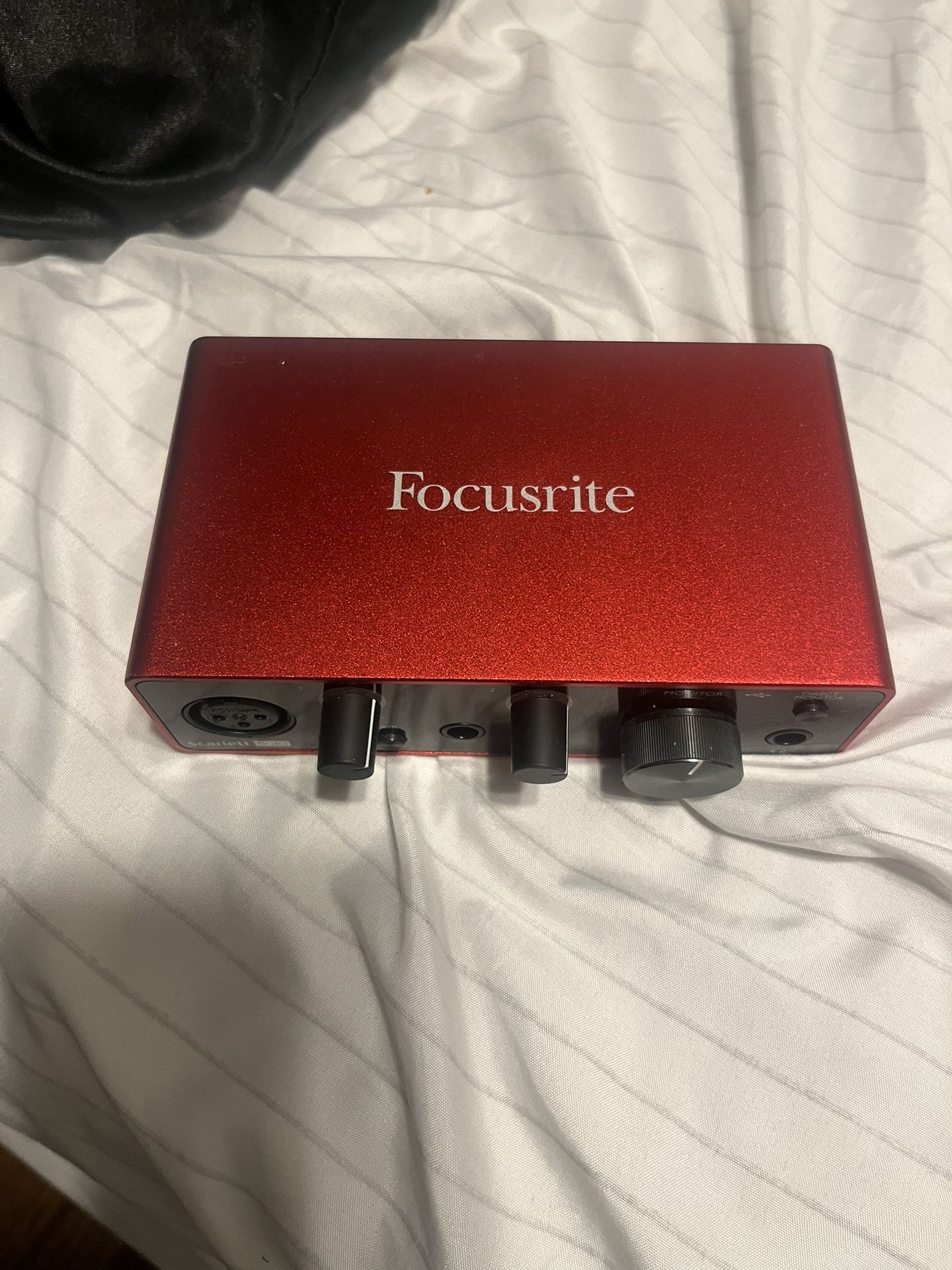 focusrite audio interface (3rd generation)
