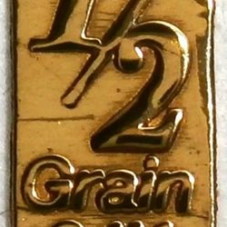 Up for your approval is a lovely 1/4 grain (NOT GRAM) bar of pure 24 carat gold (NOT ALLOYED, NOT MIXED METAL NOT PLATED) but pure .999 GOLD! AMERICAN