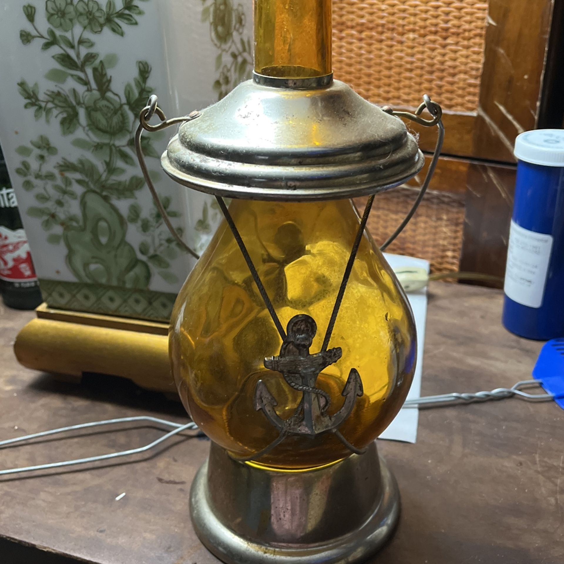 Old Lantern Whiskey Bottle Great Shape