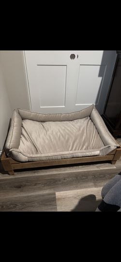 Wooden Dog Bed (New)