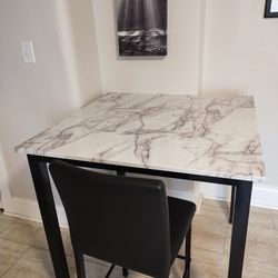 Faux Marble Banjara 2 Piece Kitchen Table Set 