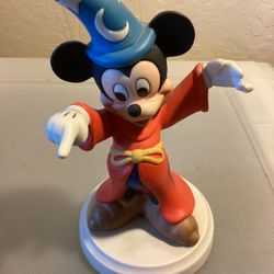 Disney MICKEY MOUSE FANTASIA Sorcerer Figurine 8 Inch 