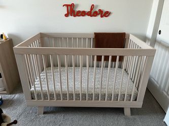 Solid Wood Baby Crib