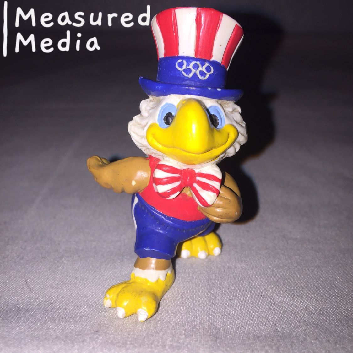 USED 1980 Sam Eagle Los Angeles Olympics Toy Figure Collectible Wallace Berrie