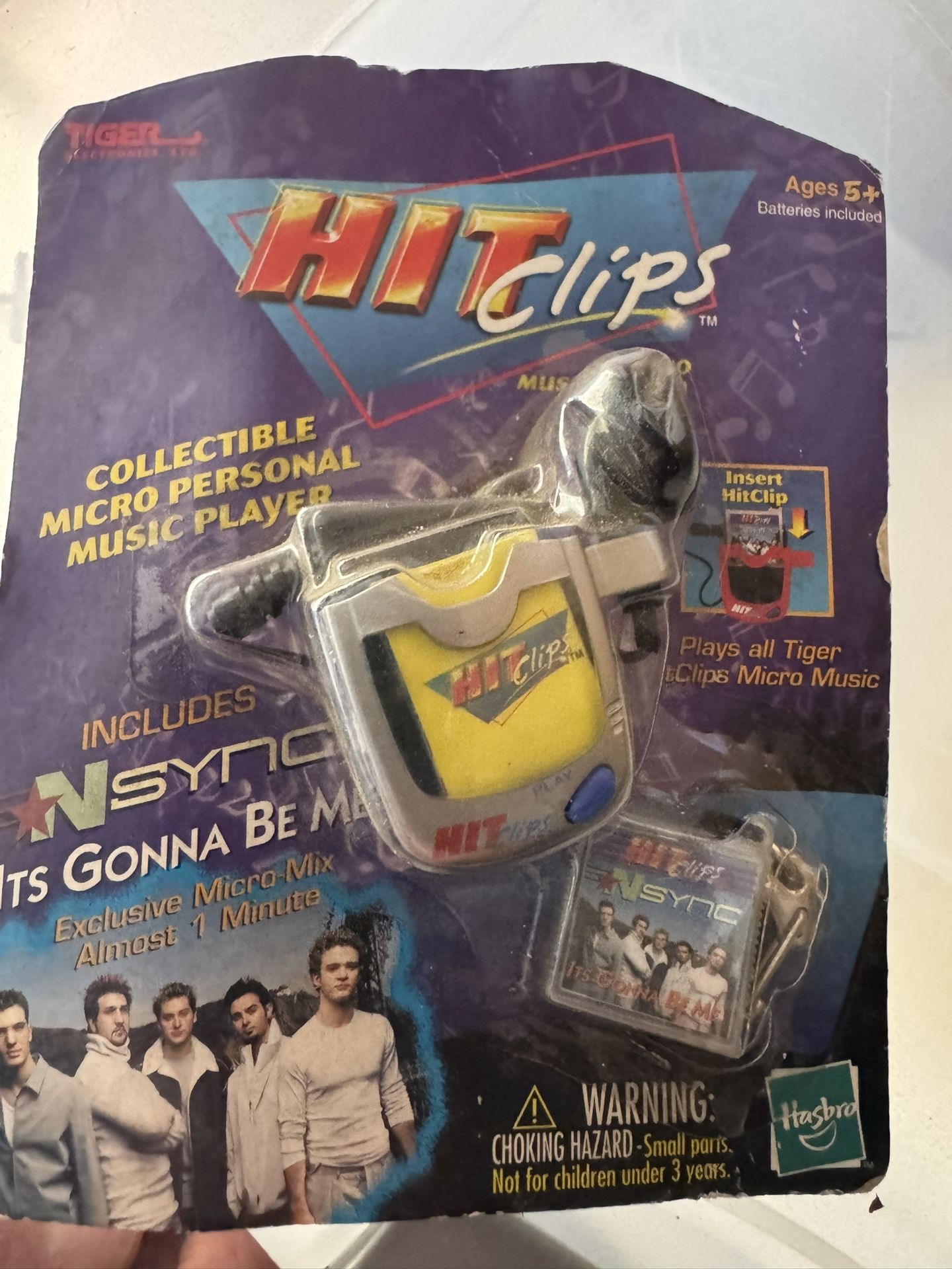 Vintage Tiger Electronics Hit Clips FM Radio Boombox *NSYNC - It’s Gonna Be Me . Sealed