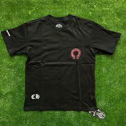 Red & Black Chrome Hearts Tee