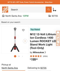 Milwaukee M12 ROCKET Dual Power Tower