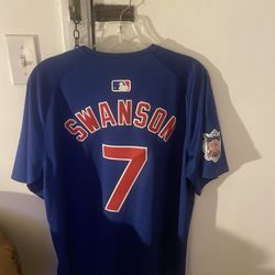 Dansby Swanson Chicago Cubs Nike Men’s MLB Vapor Jersey M