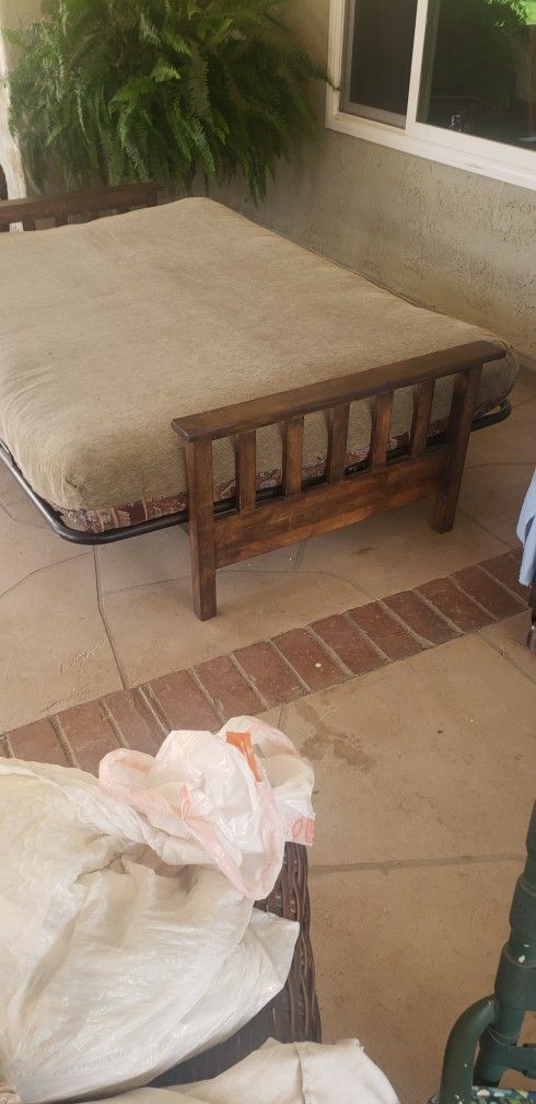 Wood Futon Couch