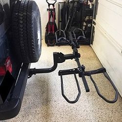 (Brand New) $129 (KAC) 2-Bicycle Rack for Car, SUV, Hatchback Mount for 2” Anti-Wobble Hitch, Heavy Duty Bike Carrier 