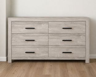 Modern 6-Drawer Dresser (Jerome’s)- Like New