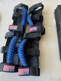 Jeep Accessories US Flag Roll Bar Grab Grip Handle for Compatible with Jeep Wrangler 