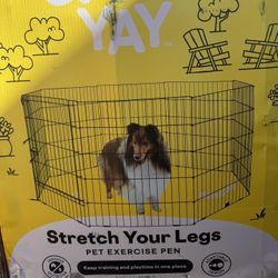 Every Yay "stretch Your Legs" Pet Exercise Pen, Sz. M