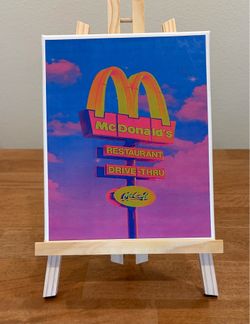 Homemade 8x10 McDonald’s Canvas
